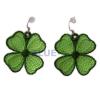 Embroidered earrings Embroidered earrings